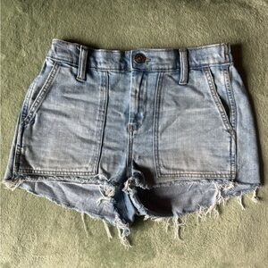 Aerie Distressed Denim Shorts